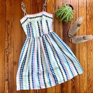 Anthropologie Polka Dot Party Dress